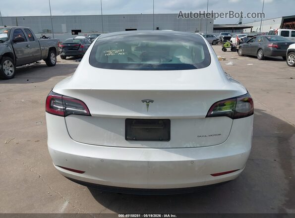 5YJ3E1EB7NF339345 2022 TESLA MODEL 3 White 