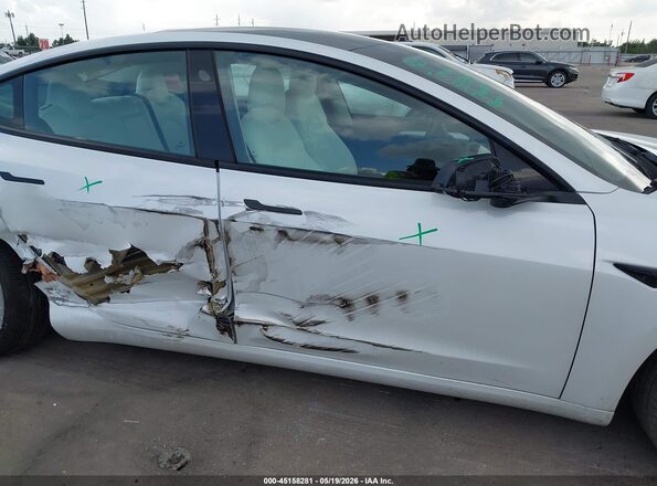 5YJ3E1EB7NF339345 2022 TESLA MODEL 3 White 