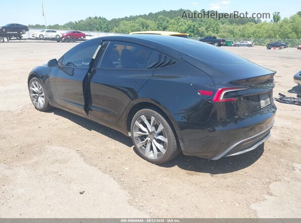 5YJ3E1EB7RF814840 2024 TESLA MODEL 3 Black Rear left