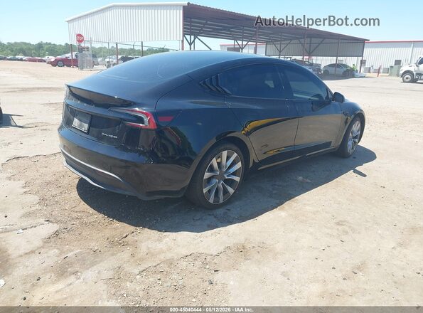5YJ3E1EB7RF814840 2024 TESLA MODEL 3 Black Rear right