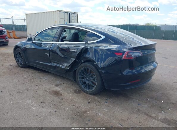 5YJ3E1EB8JF127192 2018 TESLA MODEL 3 Black Задня ліва чверть
