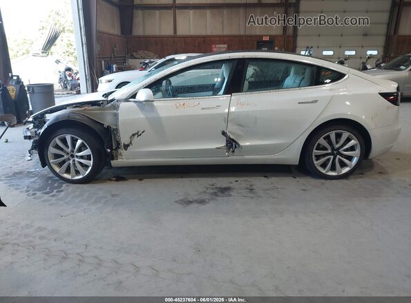 5YJ3E1EB8KF195574 2019 TESLA MODEL 3 White Vista interior de 360 grados
