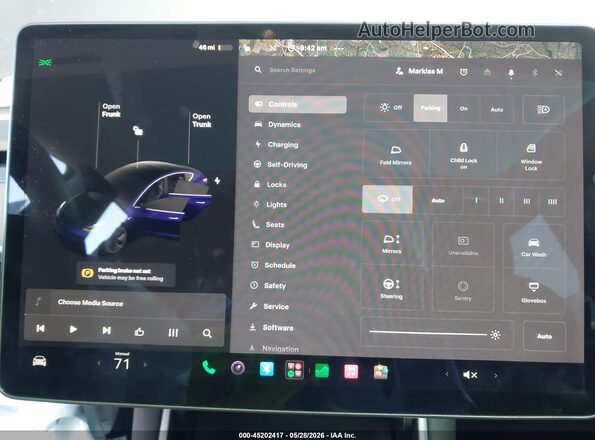 5YJ3E1EB8KF477326 2019 TESLA MODEL 3 Gray 