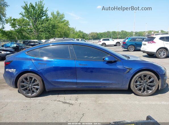 5YJ3E1EB8LF638405 2020 TESLA MODEL 3 Blue Սալոնի հետևի տեսք