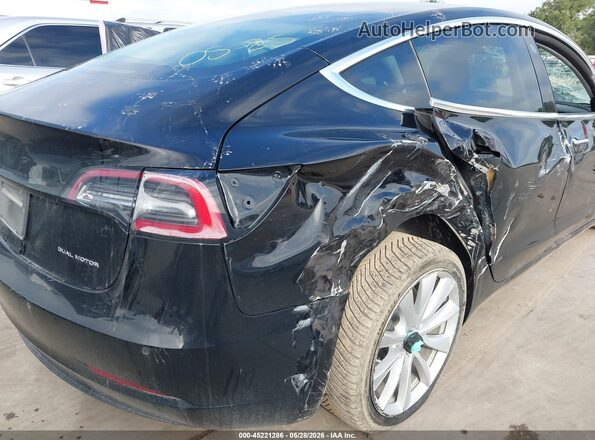 5YJ3E1EB8LF666270 2020 TESLA MODEL 3 Black Widok z przodu
