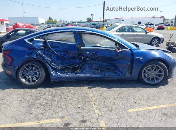 5YJ3E1EB8LF711045 2020 TESLA MODEL 3 Blue Widok zestawu wskaźników