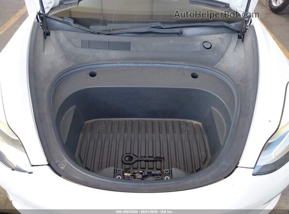 5YJ3E1EB8MF001144 2021 TESLA MODEL 3 Белый Вид сзади