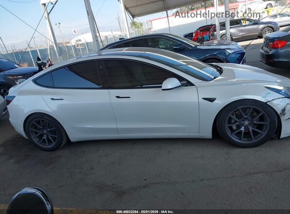 5YJ3E1EB8MF001144 2021 TESLA MODEL 3 Белый Панорамный вид салона 360°