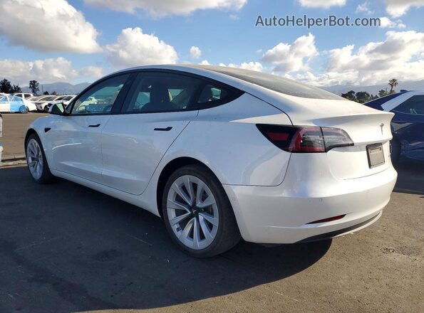 5YJ3E1EB8NF137548 2022 TESLA MODEL Белый 
