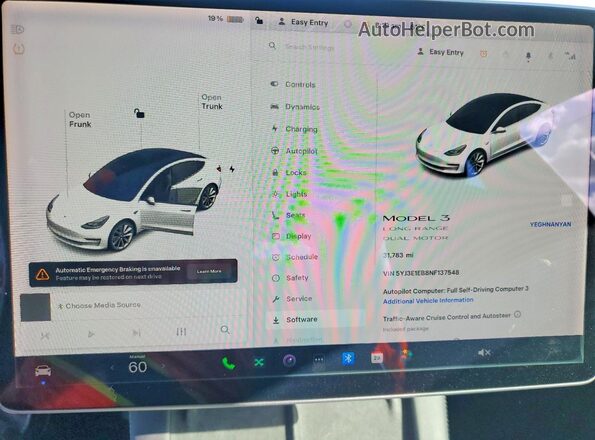 5YJ3E1EB8NF137548 2022 TESLA MODEL Белый 