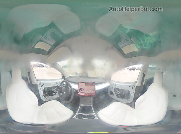 5YJ3E1EB8NF270259 2022 TESLA MODEL White სალონის 360-გრადუსიანი ხედი