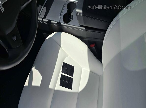 5YJ3E1EB8NF276384 2022 TESLA MODEL 3 White Вид наклейки з VIN-кодом
