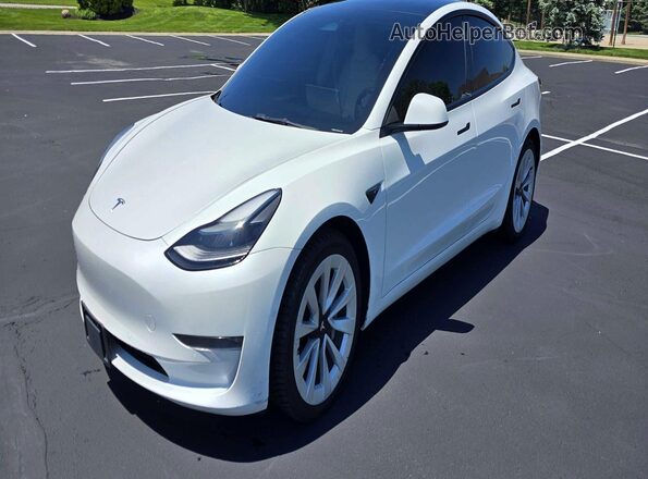 5YJ3E1EB8NF276384 2022 TESLA MODEL 3 White Задня права чверть