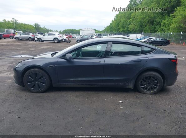 5YJ3E1EB8RF788023 2024 TESLA MODEL 3 Gray Widok wnętrza z tyłu