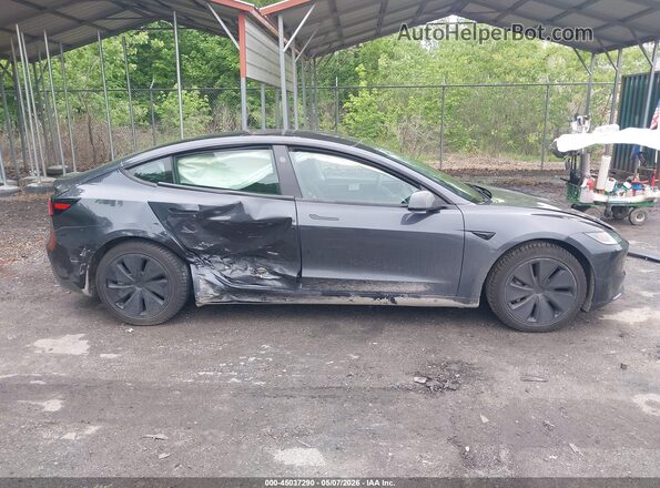 5YJ3E1EB8RF788023 2024 TESLA MODEL 3 Gray Widok zestawu wskaźników