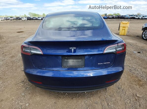 5YJ3E1EB9JF095191 2018 TESLA MODEL Blue 