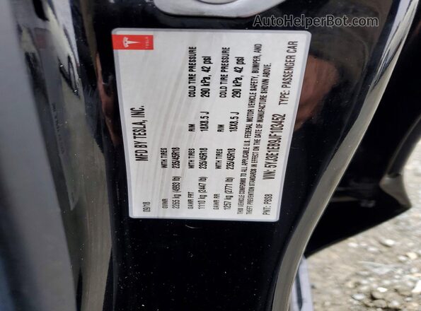 5YJ3E1EB9JF103452 2018 TESLA MODEL Black 