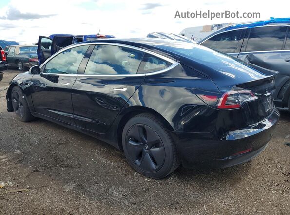 5YJ3E1EB9JF182640 2018 TESLA MODEL Черный Задняя левая четверть