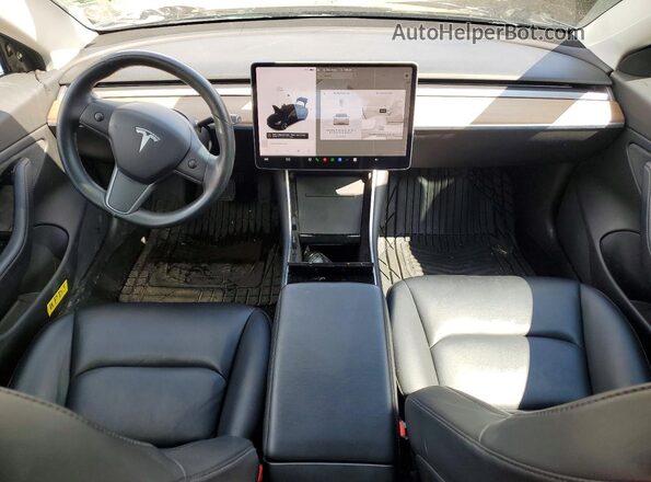 5YJ3E1EB9JF182640 2018 TESLA MODEL Черный Вид панели приборов