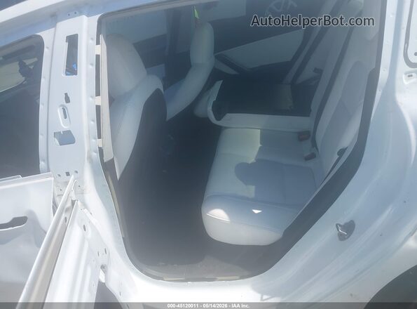 5YJ3E1EB9LF742661 2020 TESLA MODEL 3 White Vista de la etiqueta del VIN