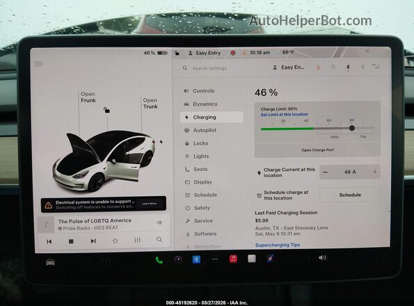5YJ3E1EB9NF118734 2022 TESLA MODEL 3 White 