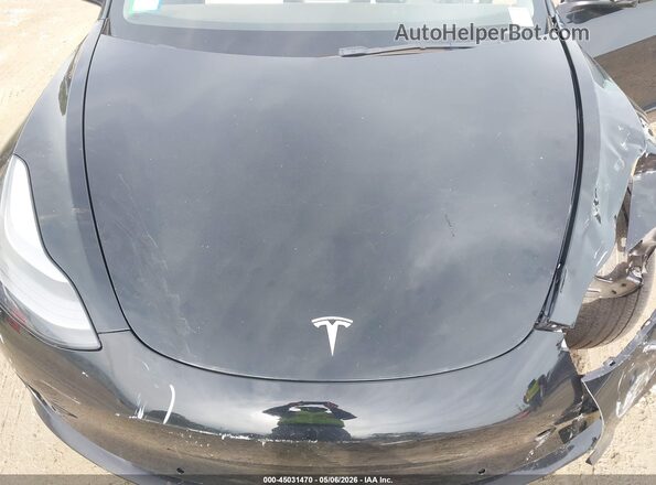 5YJ3E1EB9NF154231 2022 TESLA MODEL 3 Black Вид ззаду