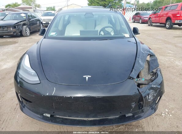5YJ3E1EB9NF154231 2022 TESLA MODEL 3 Black Вид панелі приладів
