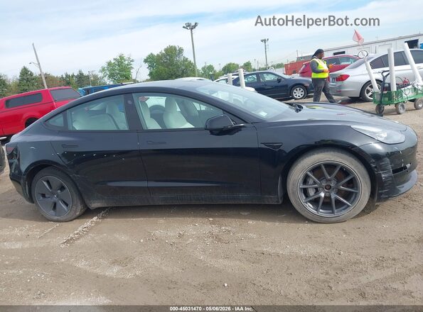 5YJ3E1EB9NF154231 2022 TESLA MODEL 3 Black Вид щитка приладів