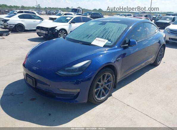 5YJ3E1EB9NF268410 2022 TESLA MODEL 3 Синий 