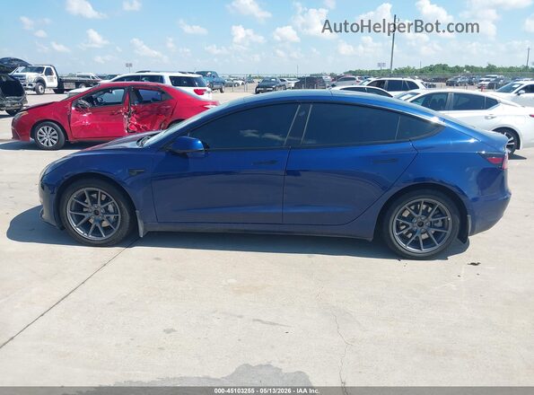 5YJ3E1EB9NF268410 2022 TESLA MODEL 3 Синий 