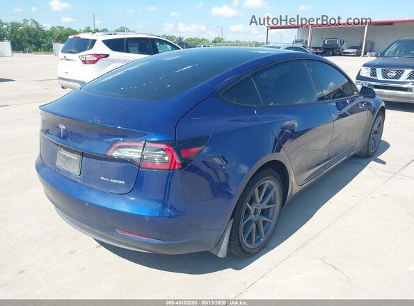 5YJ3E1EB9NF268410 2022 TESLA MODEL 3 Синий 