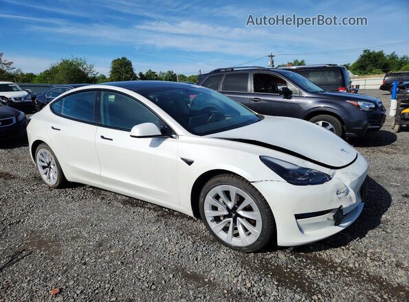 5YJ3E1EB9NF275423 2022 TESLA MODEL White 