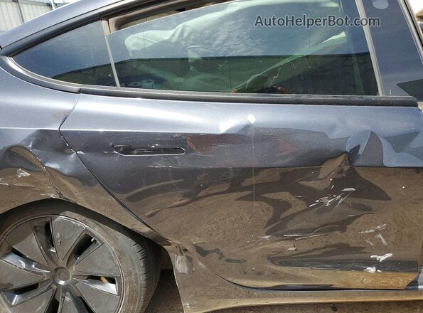 5YJ3E1EB9RF738330 2024 TESLA MODEL Charcoal უკანა სავარძლების ხედი
