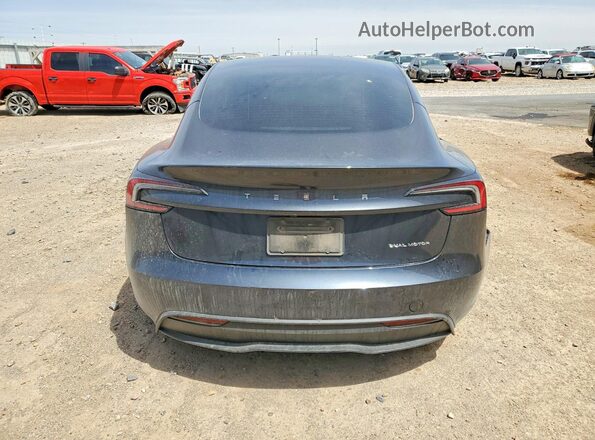 5YJ3E1EB9RF738330 2024 TESLA MODEL Charcoal უკანა ხედი