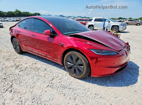 5YJ3E1EB9RF792873 2024 TESLA OTHER Красный Передняя правая четверть