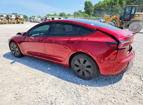 5YJ3E1EB9RF792873 2024 TESLA OTHER Красный Задняя левая четверть
