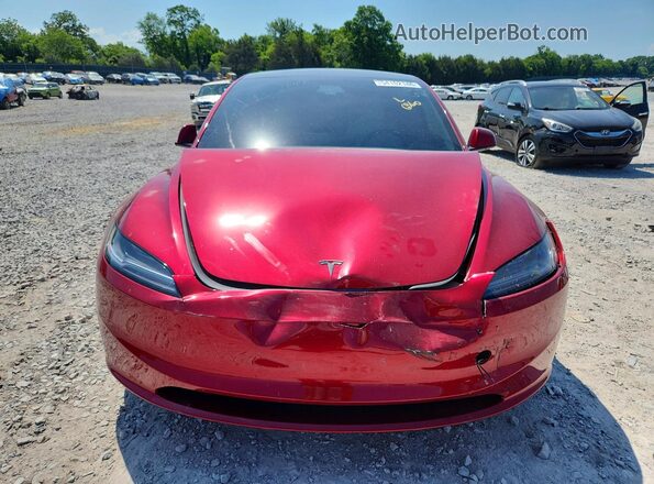 5YJ3E1EB9RF792873 2024 TESLA OTHER Красный Вид спереди