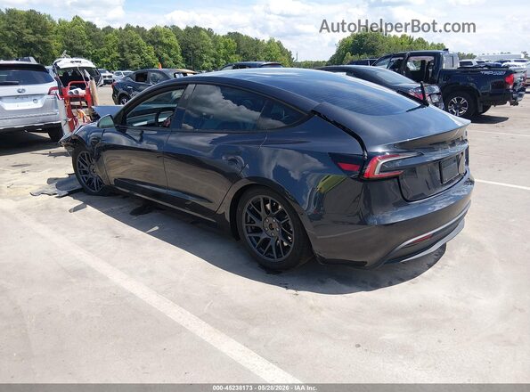 5YJ3E1EB9SF002879 2025 TESLA MODEL 3 Black Задня ліва чверть