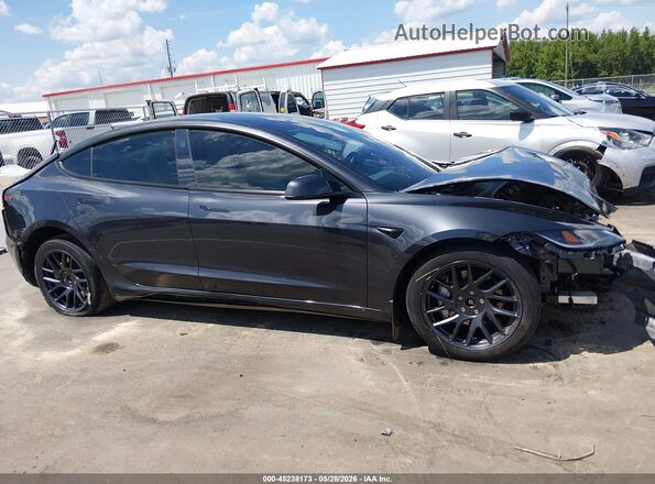 5YJ3E1EB9SF002879 2025 TESLA MODEL 3 Black Панорамний вид салону 360°