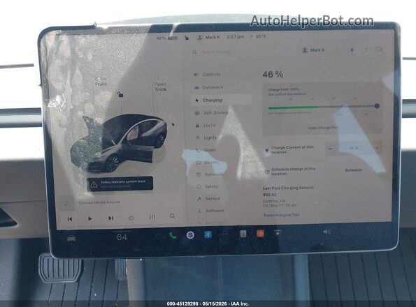 5YJ3E1EB9SF892865 2025 TESLA MODEL 3 Gray 