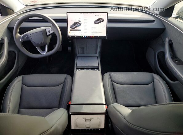 5YJ3E1EB9SF996787 2025 TESLA MODEL Gray Dashboard view