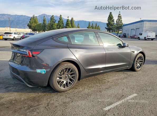 5YJ3E1EB9SF996787 2025 TESLA MODEL Gray Rear right