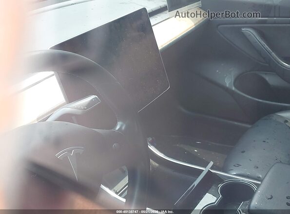5YJ3E1EBXKF209975 2019 TESLA MODEL 3 Gray Հետևի նստատեղերի տեսք