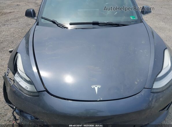 5YJ3E1EBXKF209975 2019 TESLA MODEL 3 Gray Հետևի տեսք