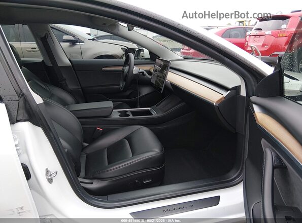 5YJ3E1EBXMF035652 2021 TESLA MODEL 3 White Սալոնի դիմացի տեսք