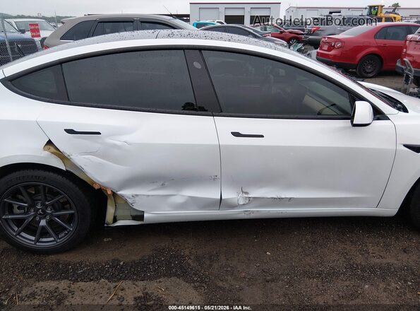 5YJ3E1EBXMF035652 2021 TESLA MODEL 3 White Սալոնի 360 աստիճան տեսք
