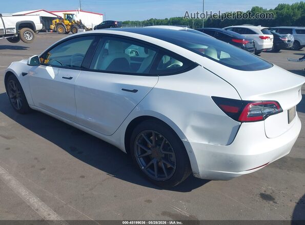 5YJ3E1EBXMF059692 2021 TESLA MODEL 3 White Tył lewy