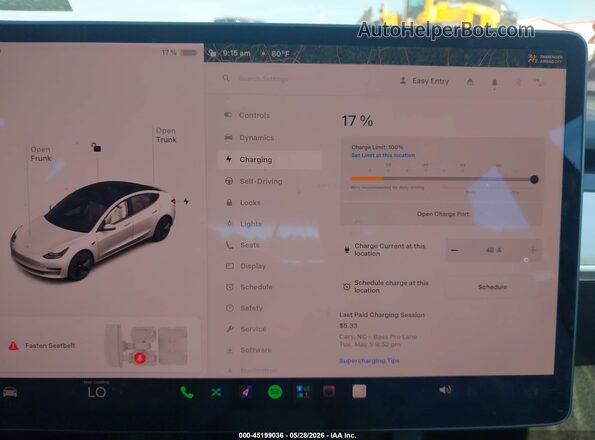 5YJ3E1EBXMF059692 2021 TESLA MODEL 3 White 