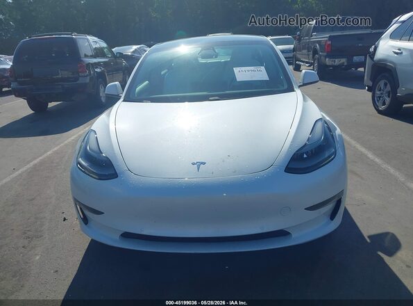 5YJ3E1EBXMF059692 2021 TESLA MODEL 3 White Widok zestawu wskaźników