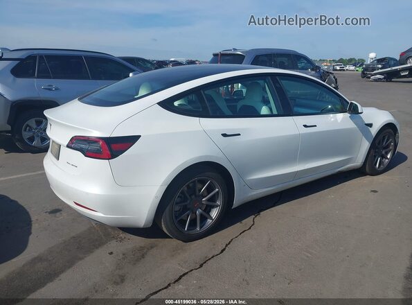 5YJ3E1EBXMF059692 2021 TESLA MODEL 3 White Tył prawy